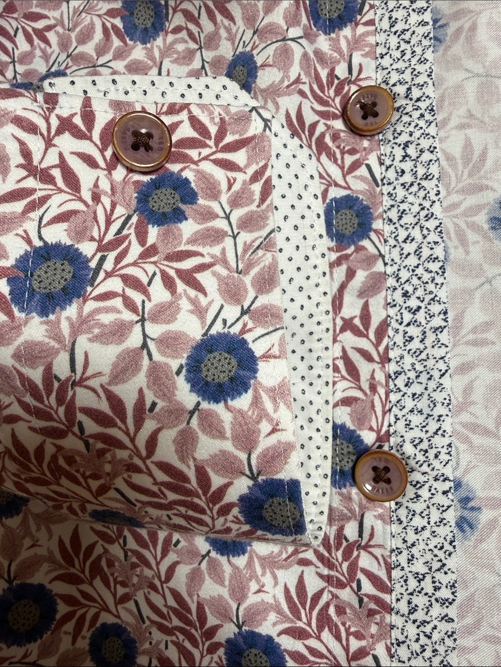 Ted Baker Floral Button-Up - Picture 6 of 11